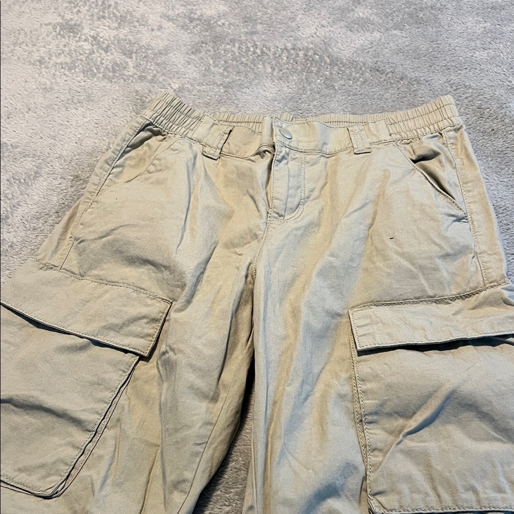 Beige Cargo Pants